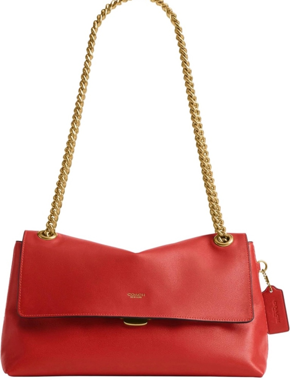 BNWT Coach Chelsea Shoulder Bag 30 in Scarlet